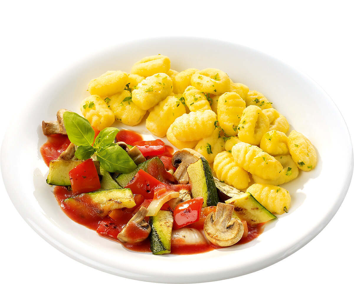 MAMA STOVE - 46024 - Gemüsepafnne mit Kräuter-Gnocchi MAMA STOVE - 46024 - Gemüsepafnne mit Kräuter-Gnocchi