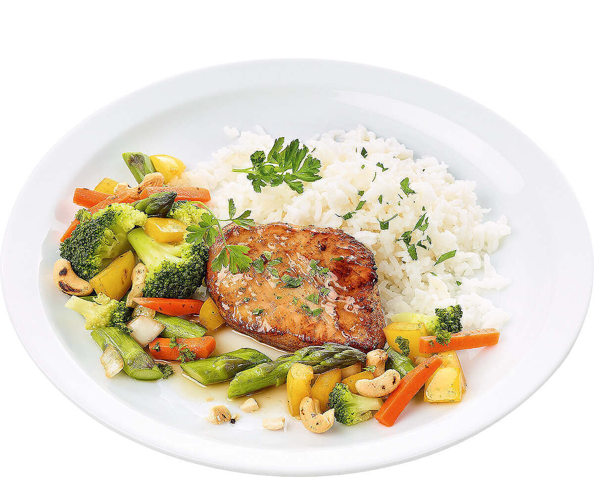 MAMA STOVE - 46564_Glaciertes Huhn mit Cashewkernen MAMA STOVE - 46564_Glaciertes Huhn mit Cashewkernen